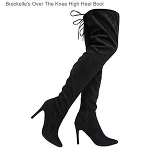 Thigh high heel boots